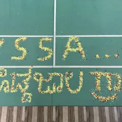 Every detail matters to us. Here we are setting up for our inauguration day, putting our heart and local Doddaballapur pride into the new court.