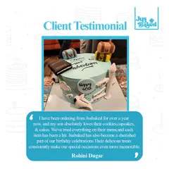 My heart is full reading such wonderful feedback. I'm so happy to know that my cakes have become a cherished part of this family's birthday celebrations for over a year.