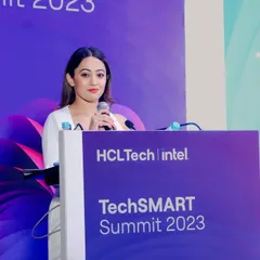 Hosting the TechSMART Summit for HCL and Intel was a fantastic experience. I am equally comfortable commanding the stage at a tech conference or a product launch, ensuring the event flow is smooth and engaging for all attendees.