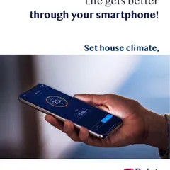 Set the perfect house climate before you even arrive. The app gives you remote access to your HVAC system, so you can adjust the temperature and ensure your home is always comfortable.