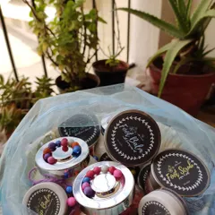 Happiness in a basket. This is a custom gift set I put together, featuring a variety of my natural skincare products.