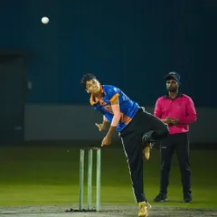 The game doesn't stop when the sun goes down. Here’s a glimpse of a Day/Night T20 match from our annual tour. We create real match scenarios, including playing under lights, to prepare our players for professional cricket environments.