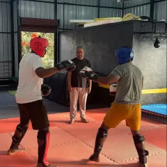 Controlled sparring helps students build real-world reflexes and timing. We ensure all sessions are safe with proper gear and supervision.