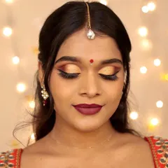 A golden cut crease is a beautiful technique for adding definition and glamour. This look, created for a fashion shoot, is perfect for festive occasions and can be adapted to suit any eye shape.