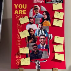 A creative poster from the TEDx event 'Threads of Identity'. My art is all about exploring identity, whether it's for a person, a company, or a nation.