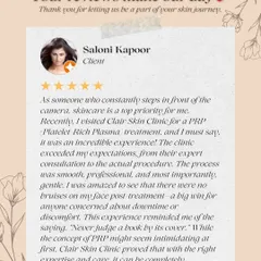 We are proud to share this detailed review from a client. She emphasizes the professional and gentle nature of the procedure, noting the absence of bruising and the overall transformative, hassle-free experience.