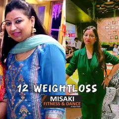 This is what consistency and the right guidance can do. This incredible 12 kg weight loss transformation is a result of our balanced diet plans and fun, regular workouts. I am so proud of her dedication.
