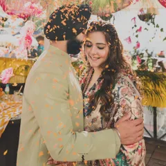 A quiet moment of joy. Styling my sister for her wedding celebrations was about more than just clothes; it was about creating memories and ensuring she felt radiant and happy in every single frame.