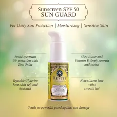 For those with sensitive or dry skin, I recommend my Sun Guard SPF 50. It provides gentle yet powerful daily protection with broad-spectrum Zinc Oxide, while Shea Butter, Vitamin E, and Vegetable Glycerine deeply nourish and hydrate without any silicones.