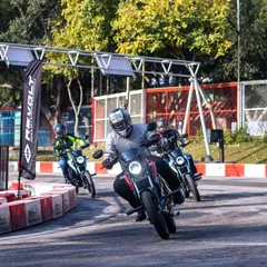 Freezing a high-speed moment at the Revolt Motors RV blazeX launch. My event photography specializes in capturing dynamic action shots that convey the energy and excitement of your product launch.