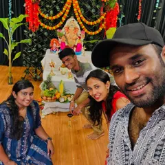 A selfie with my students during our Ganesha festival celebrations. The joy and togetherness are what I cherish most.