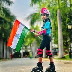 Rocking our wheels on Independence Day. I encourage my skaters to be proud of who they are and where they come from.