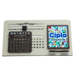 Here is a branded desk calendar I made for Cipla. It's a great example of how I can tailor gifts for specific industries, creating a relevant and useful item for professionals.