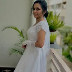 My lovely Christian bride, looking serene and elegant on her wedding day. I focused on a natural, glowing makeup look to enhance her features and complement her beautiful white gown.