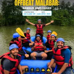 This is what pure, unfiltered fun looks like. Join us for an offbeat adventure in Malabar, where you can paddle through the exhilarating rapids of the Tejaswini river with your new squad. We provide all safety gear and expert guidance, so all you need to bring is your energy.