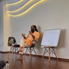 A throwback to a transformative workshop on the Bhagavad Gita with Yogaprasad Institute. Here, we explore the timeless wisdom of yoga philosophy and how to apply it to our modern lives.