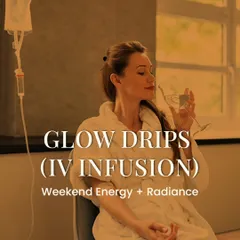 Imagine this: a moment to yourself that delivers energy and radiance for the whole weekend. Our Glow Drip IV infusion is designed for exactly that, helping you feel revived and look luminous.