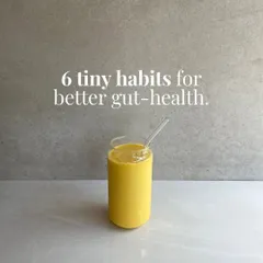 Here are 6 tiny habits for better gut health. Small, consistent changes like chewing your food properly and adding fermented foods to your diet can make a huge difference in your digestion and overall well-being.
