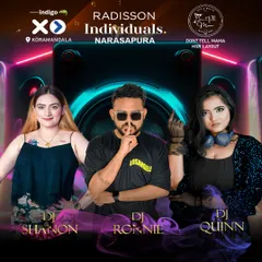 A promotional poster for a huge New Year's Eve party across three different venues in Bangalore, where I was one of the featured DJs.