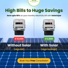 This is the real difference solar can make. We show you a direct comparison of an electricity meter with and without a solar installation, demonstrating how you can achieve huge savings and take control of your monthly expenses.