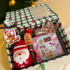 I love creating experiences, and our DIY Hot Chocolate Hamper is all about that. It includes everything you need for a cozy Christmas evening: a cute Santa mug, marshmallows, our special hot chocolate premix, and of course, freshly baked cookies.