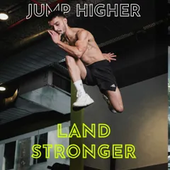 A powerful box jump, illustrating the explosive strength and coordination developed through plyometric and calisthenics training. We teach you to jump higher and land stronger.