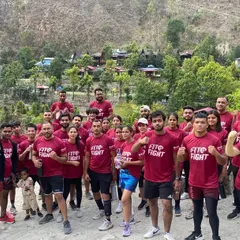 Another shot of our "Fit to Fight" team in the beautiful hills of Lansdowne. We believe in training hard, supporting each other, and enjoying the journey.