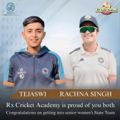 A big congratulations to Rachna Singh and Tejaswi on their selection for the senior women’s Bihar State Team. It is a moment of immense pride for all of us at Rx Cricket Academy.