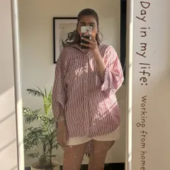 A casual work-from-home mirror selfie. Even on days when I'm not with clients, I believe in dressing in a way that makes me feel good and productive.