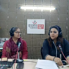 Another shot from my radio appearance on "Kanoon Ki Baat". I am grateful for opportunities like these to be a voice for change and spread legal awareness to a wider audience.