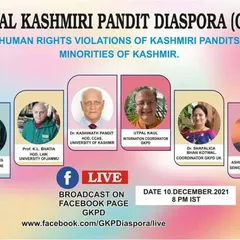 Serving as a panelist for a webinar by the Global Kashmiri Pandit Diaspora on International Human Rights Day. We discussed the long-standing issue of human rights violations and the quest for justice for the minorities of Kashmir.