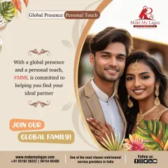 With a global presence and a personal touch, we are committed to helping you find your ideal partner. Join our global family and start your love journey with our unmatched service today.