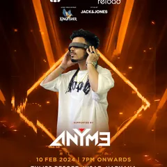 The official poster for my debut performance at Sunburn Reload. It was a dream come true to be part of the lineup for this iconic festival.