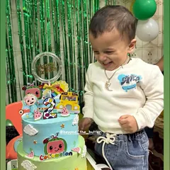 This is why I do what I do. Look at that happy smile. It's an honor to create cakes that become part of such precious memories.