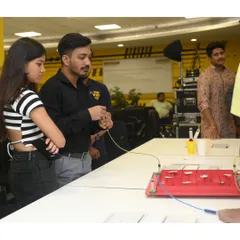 It's not just for kids. Here, adults get competitive, trying their luck at the steady-hand game. It’s a perfect icebreaker and a source of great fun for employees.