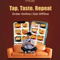 Tap, taste, and repeat. Ordering our authentic Punjabi flavours online is that easy. Enjoy our food offline, in the comfort of your home.