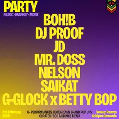 The fire lineup for a SoundsProof Block Party. I curate these events to showcase a mix of established and emerging DJs and artists, offering a diverse musical journey.