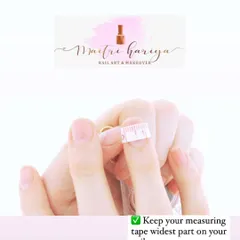 To get the most accurate measurement, make sure you place the measuring tape across the widest part of your nail. This ensures your press-ons will fit comfortably and look natural.