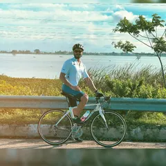 I don't just coach from the sidelines; I ride with you. Here I am on a scenic road cycling route in Bengaluru, because I believe in practicing what I preach and sharing the road with my athletes.