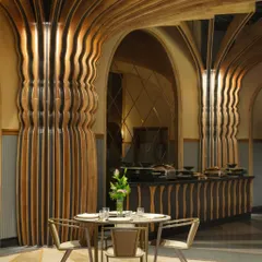The design of Nishtara Banquet Hall is a tribute to tradition, carried forward gracefully. The warm, tactile palette and thoughtful zoning create a space that is both grand and welcoming, perfect for hosting life's most significant moments.