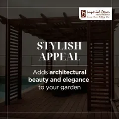 The stylish appeal of a well-built pergola is undeniable. This structure adds a strong architectural element to the garden, creating a focal point that is both beautiful and functional.