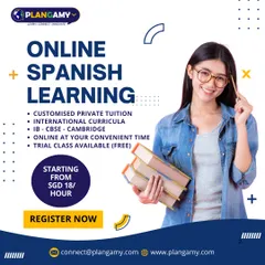 ¡Hola! Start your Spanish learning journey with us. We provide customized private lessons that follow international curricula like IB and CBSE, with a free trial class available.