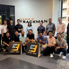 Our Team at the TrackMan APAC Conference in Bangkok: We are committed to continuous learning and innovation. Our team is pictured here at the TrackMan APAC Conference, sharing insights and learning about the latest advancements in golf simulator technology to bring back to our students.