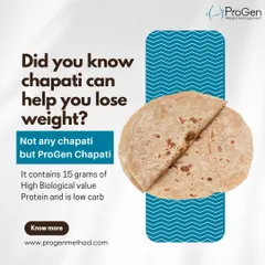 Did you know chapati can help you lose weight? Not just any chapati, but ProGen Chapati. It contains 15 grams of high biological value protein and is low in carbs.