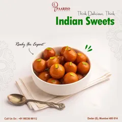 Our Gulab Jamuns are soft, spongy, and soaked in a light sugar syrup. These classic Indian sweets are a perfect end to any meal and are available for all our catering events.