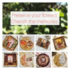 As we step into a new year, here's a look back at some of the timeless resin pieces I've created. This collage shows the range of frames and keepsakes available.