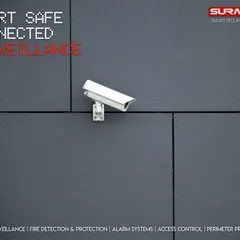 This minimalist installation shows how a security camera can blend seamlessly into a modern building's design. I prioritize clean aesthetics alongside robust security, ensuring the system is effective but not intrusive.