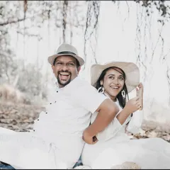 A happy, candid moment during a picnic-themed shoot. These natural smiles are what I love to capture.