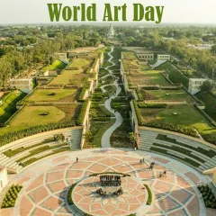 An aerial view of the BITS Pilani campus, showcasing the grand central axis we designed. This project is a prime example of our ability to create inspiring institutional environments, where landscape architecture defines the campus identity and fosters a sense of academic community.