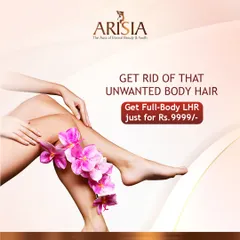 Take advantage of our special offer to get rid of unwanted body hair. A full-body laser hair reduction session is available for just Rs. 9999, using our latest US-FDA approved technology for a pain-free experience.